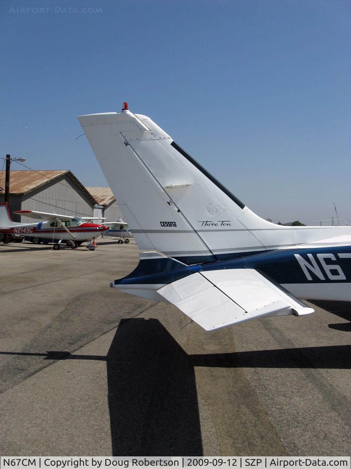 N67CM, 1973 Cessna 310Q C/N 310Q0977, 1973 Cessna 310Q, two Continental IO-470-VO 260 Hp each, logo