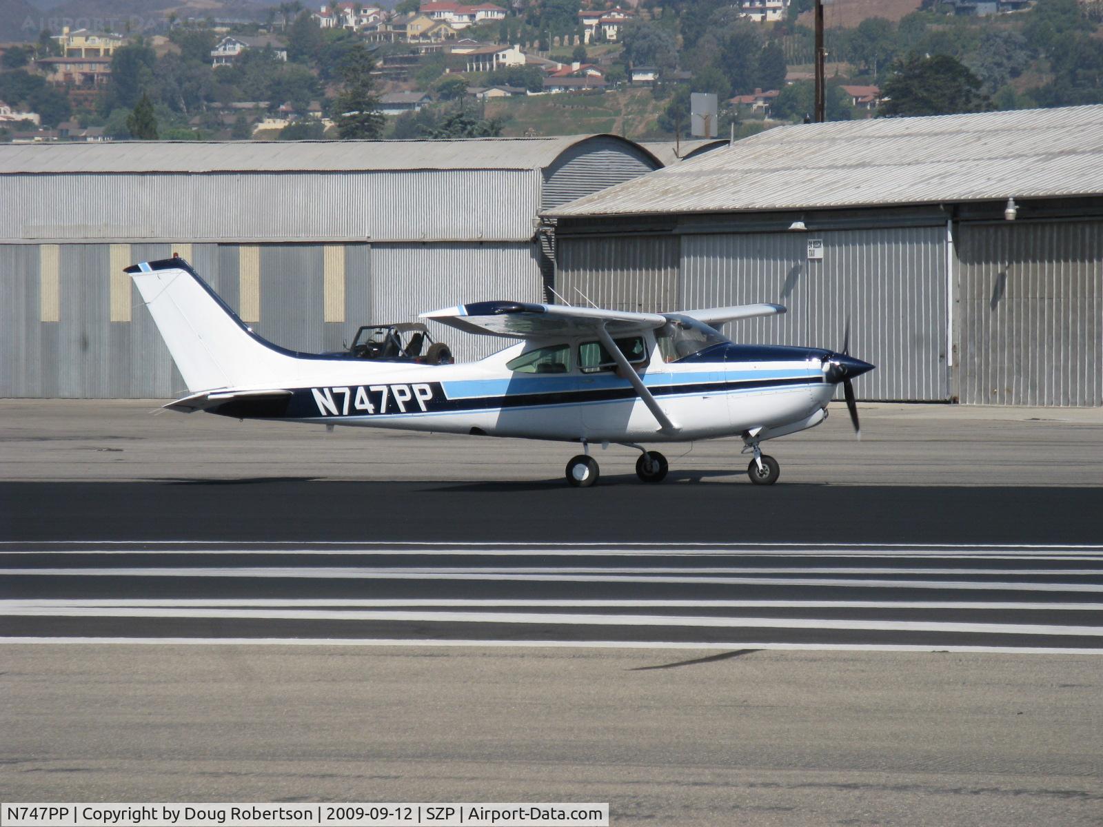 N747PP, 1980 Cessna 182R Skylane C/N R18201587, 1980 Cessna R182 SKYLANE, Lycoming O-540-J3C5D derated to 235 Hp