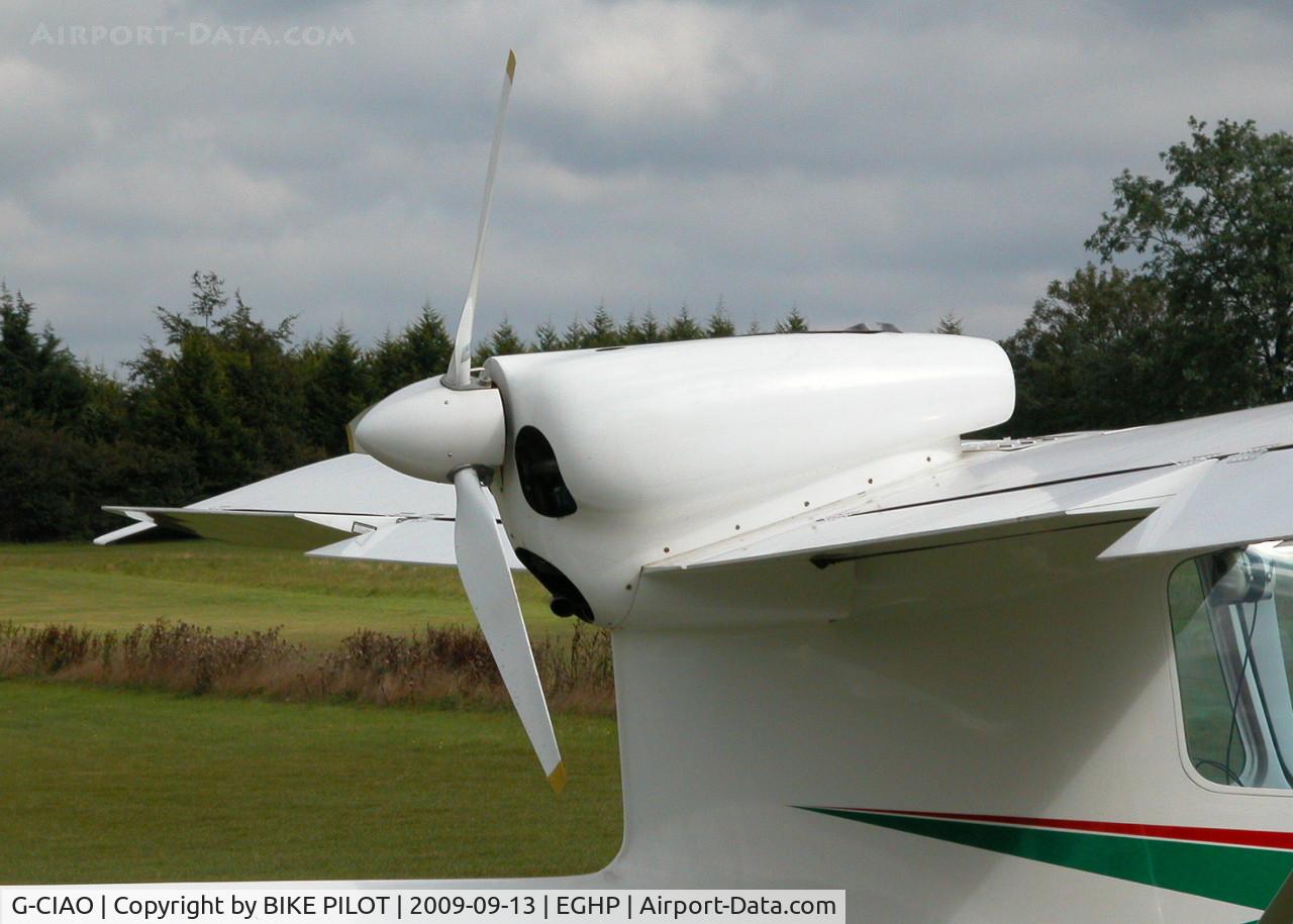 G-CIAO, 1998 Iniziative Industriali Italiane Sky Arrow 650T C/N PFA 298-13095, ROTAX 912-UL. POPHAM RUSSIAN AIRCRAFT FLY-IN