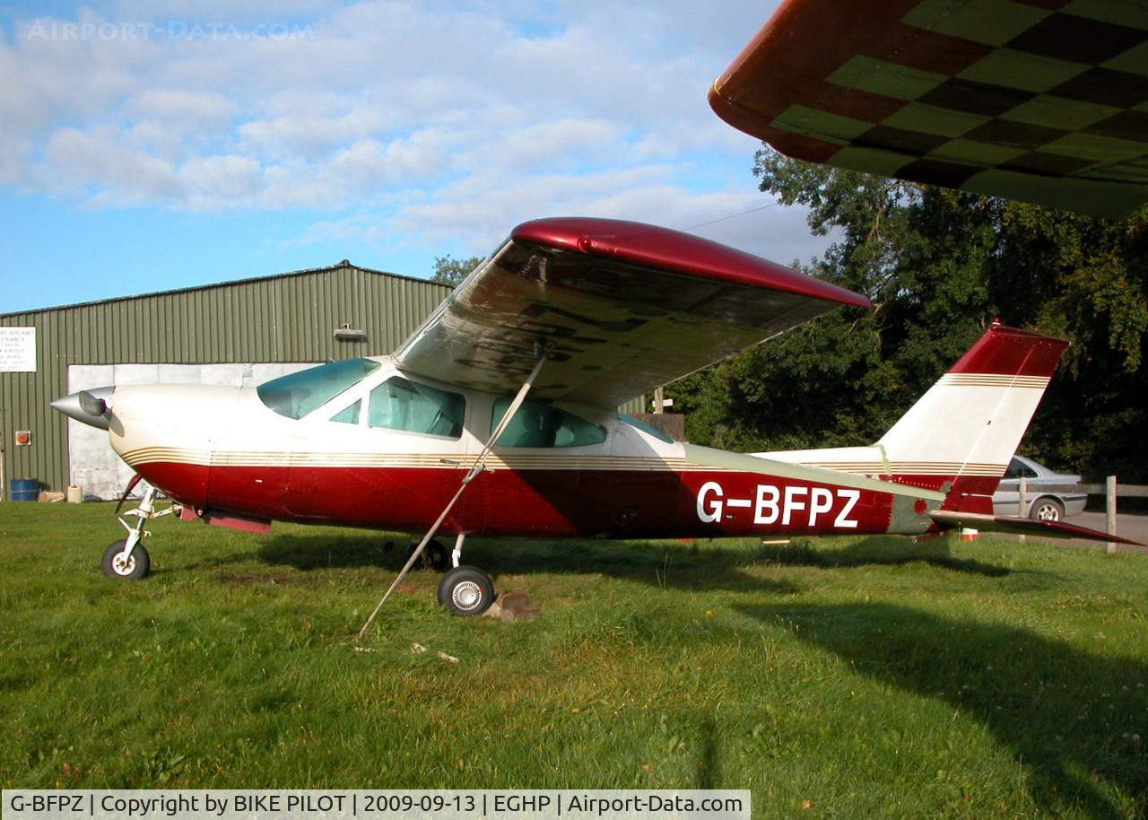 G-BFPZ, 1973 Reims F177RG Cardinal RG C/N 0079, SEEN AFTER BEING REPAIRED BY WILTSHIRE AVIATION. POPHAM RUSSIAN AIRCRAFT FLY-IN