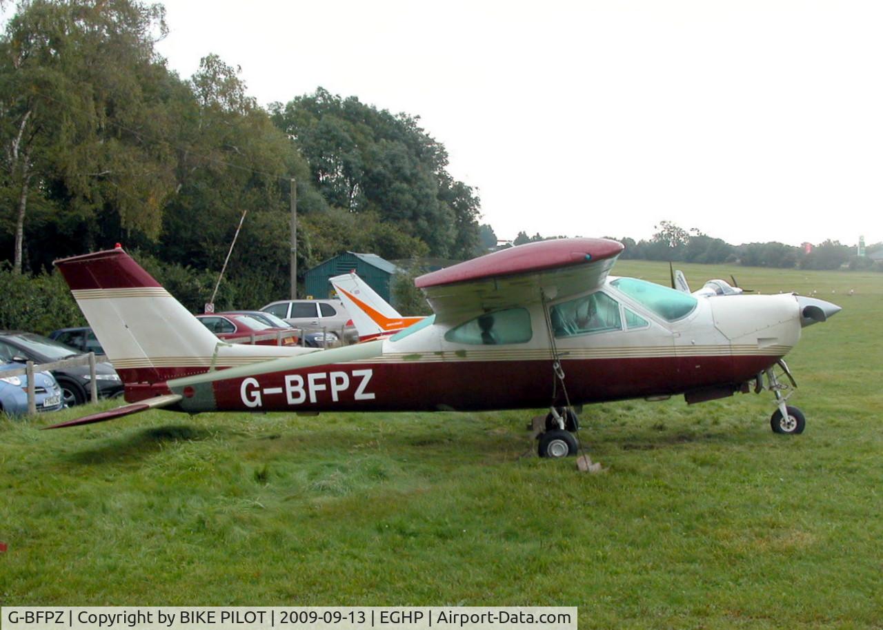 G-BFPZ, 1973 Reims F177RG Cardinal RG C/N 0079, PAPA ZULU WAITING FOR SOME PAINT. POPHAM RUSSIAN AIRCRAFT FLY-IN