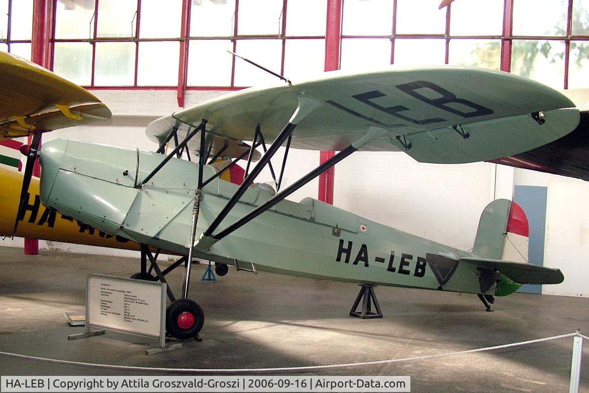 HA-LEB, 1943 Fábián Levente II, Budapest is a traffic museum, a Petöfi hall.