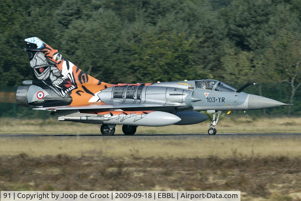 91, Dassault Mirage 2000C C/N 346, EC01.012 special paint for the 2009 Tiger Meet.