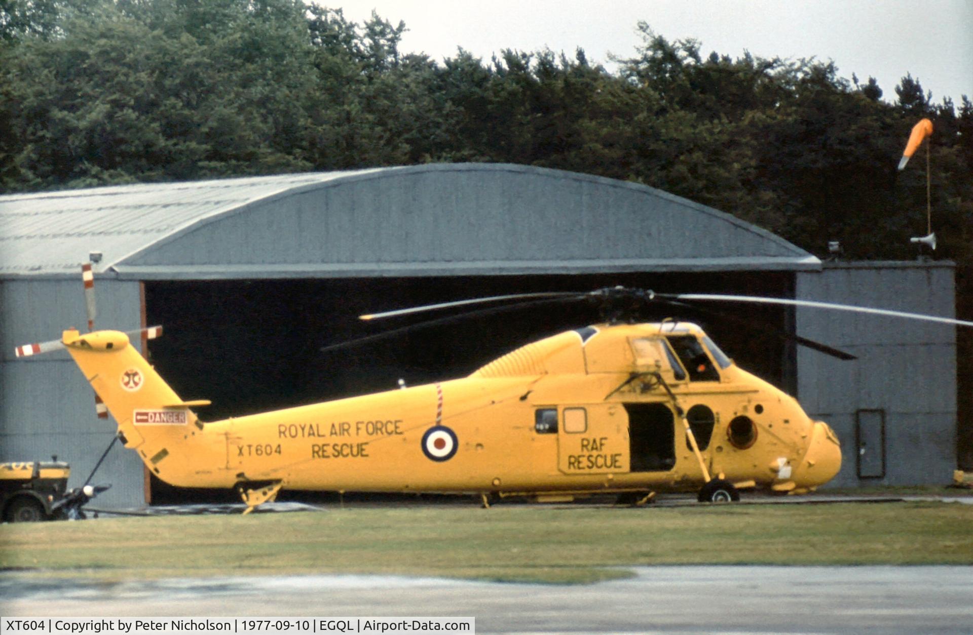 XT604, 1966 Westland Wessex HC.2 C/N WA531, Wessex HAR.2 of 22 Squadron at the 1977 RAF Leuchars Airshow.