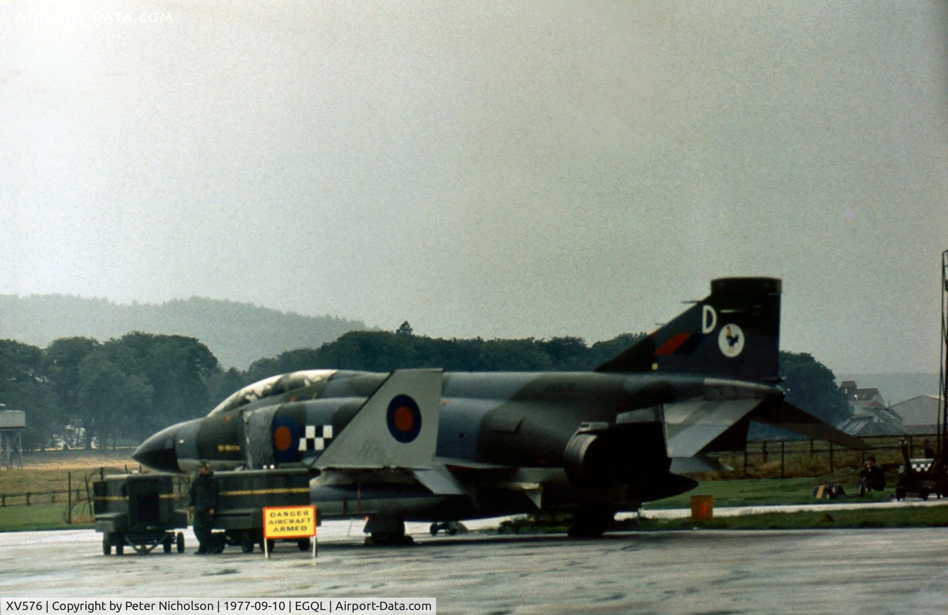 XV576, 1968 McDonnell Douglas Phantom FG1 C/N 3134/9330, Phantom FG.1 of 43 Squadron at the 1977 RAF Leuchars Airshow.