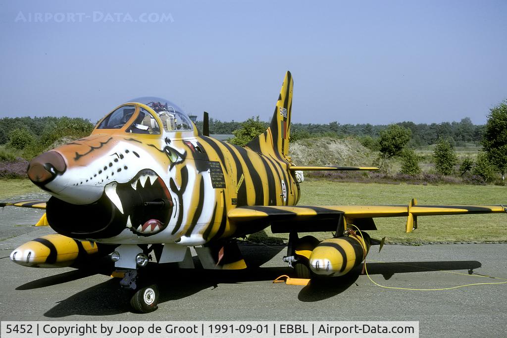 5452, Fiat G-91R/3 C/N D469, Special paint scheme for the 1991 Tiger Meet. How to turn a lovely aircraft into a mean machine..?