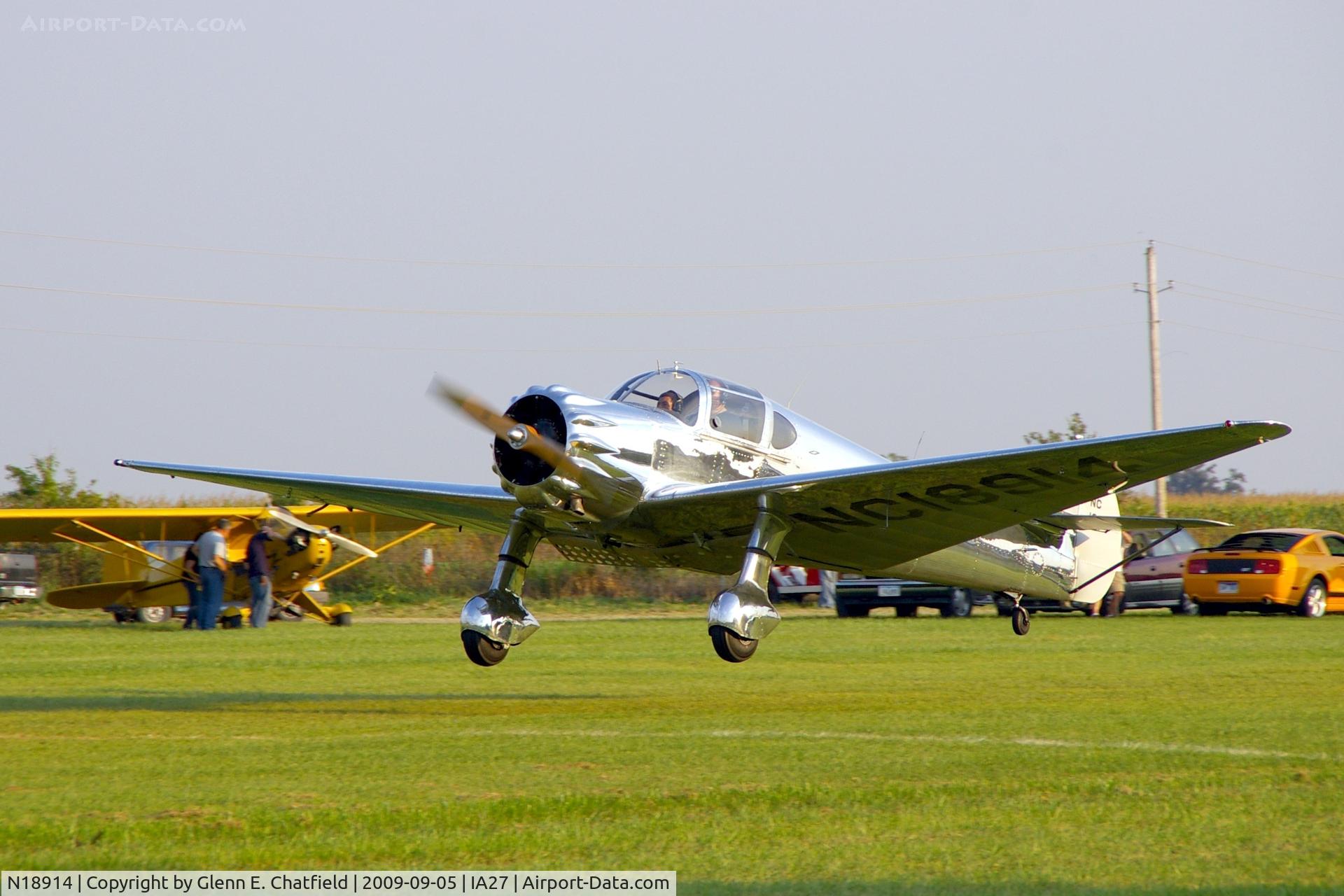 N18914, 1938 Ryan Aeronautical SCW-145 C/N 208, At the Antique Airplane Association Fly In