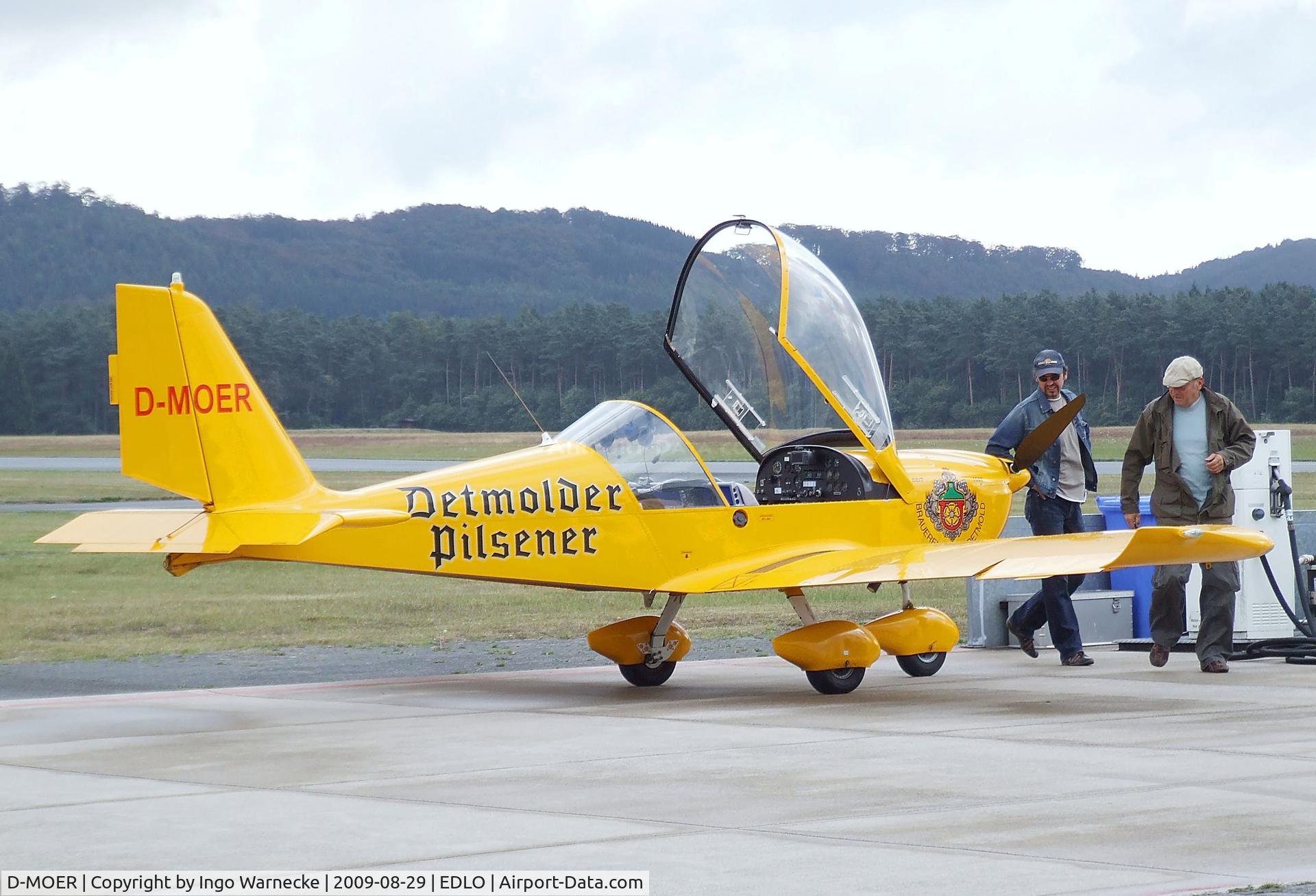 D-MOER, Evektor-Aerotechnik EV-97 Eurostar C/N 2610, Evektor EV-97 Eurostar at Oerlinghausen airfield