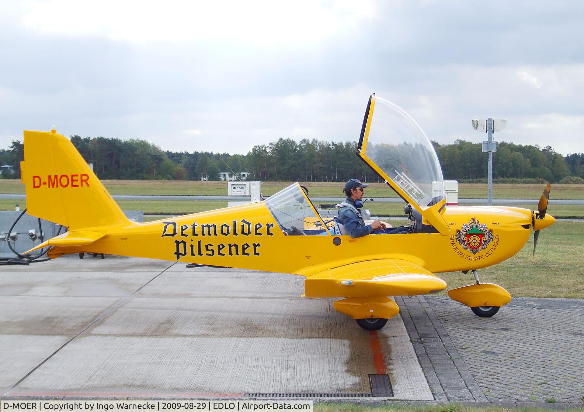D-MOER, Evektor-Aerotechnik EV-97 Eurostar C/N 2610, Evektor EV-97 Eurostar at Oerlinghausen airfield