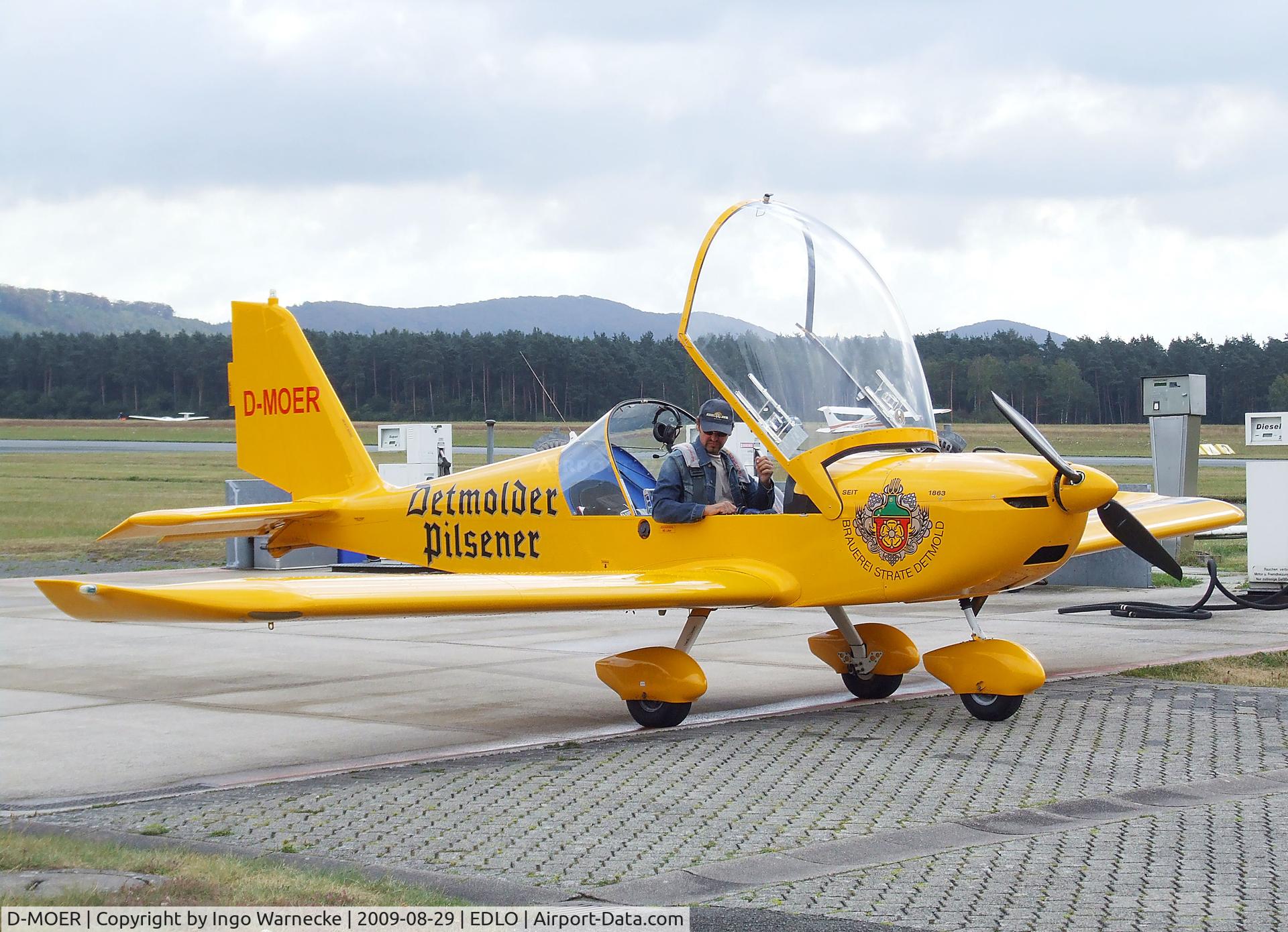 D-MOER, Evektor-Aerotechnik EV-97 Eurostar C/N 2610, Evektor EV-97 Eurostar at Oerlinghausen airfield