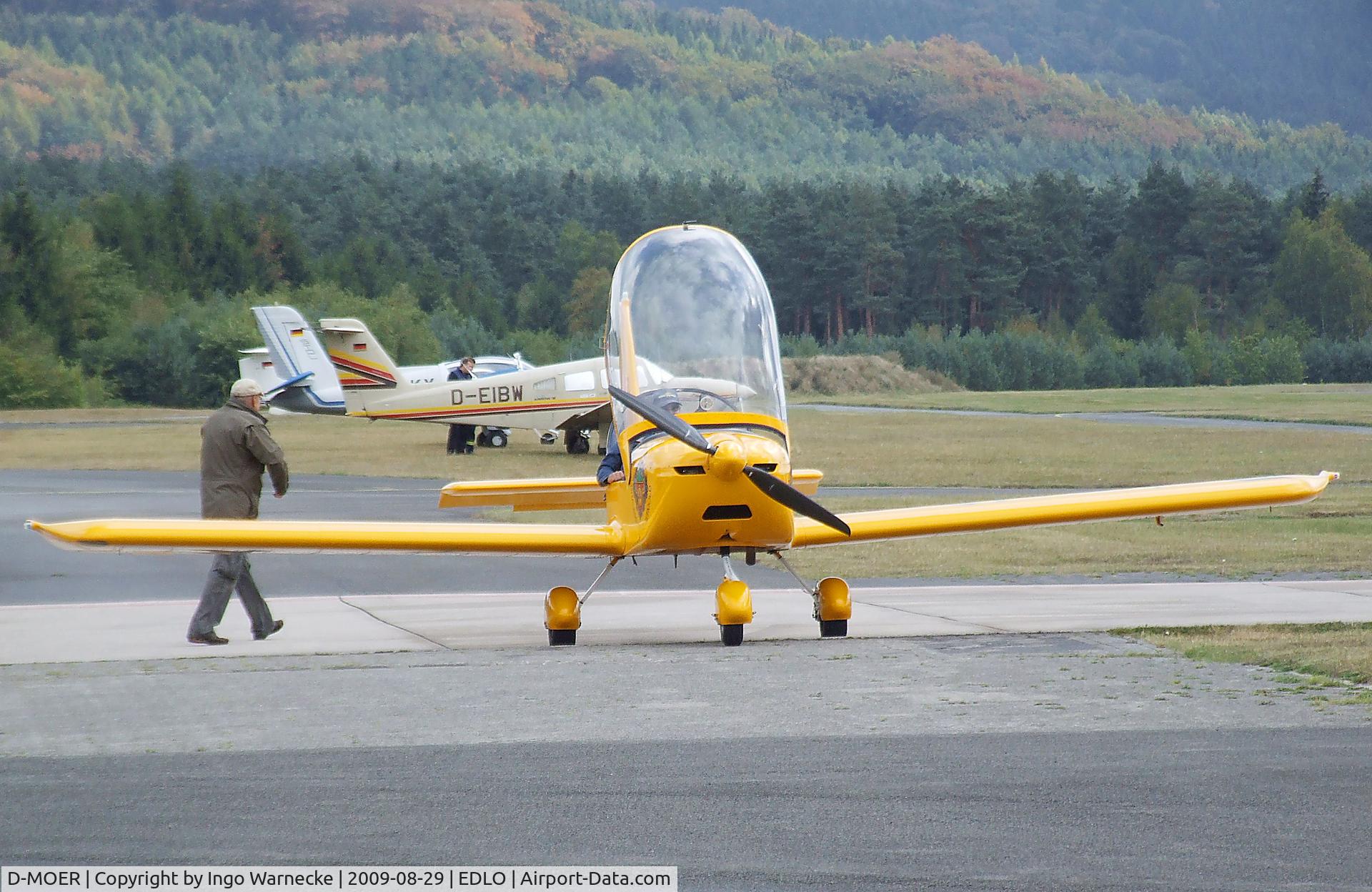 D-MOER, Evektor-Aerotechnik EV-97 Eurostar C/N 2610, Evektor EV-97 Eurostar at Oerlinghausen airfield