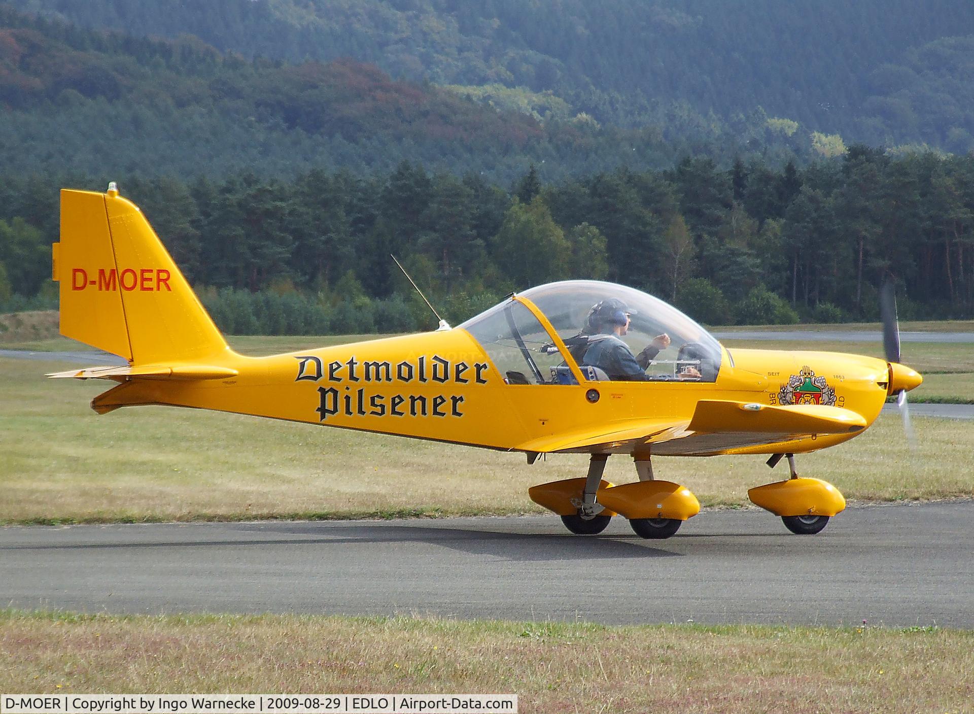 D-MOER, Evektor-Aerotechnik EV-97 Eurostar C/N 2610, Evektor EV-97 Eurostar at Oerlinghausen airfield