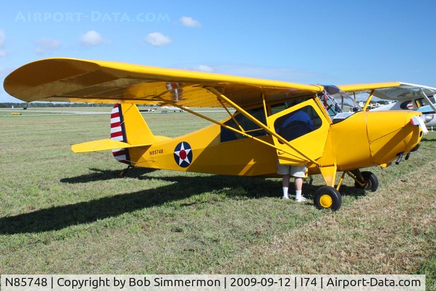 N85748, 1955 Aeronca 7AC Champion C/N 7AC-4497, MERFI fly-in, Urbana, Ohio