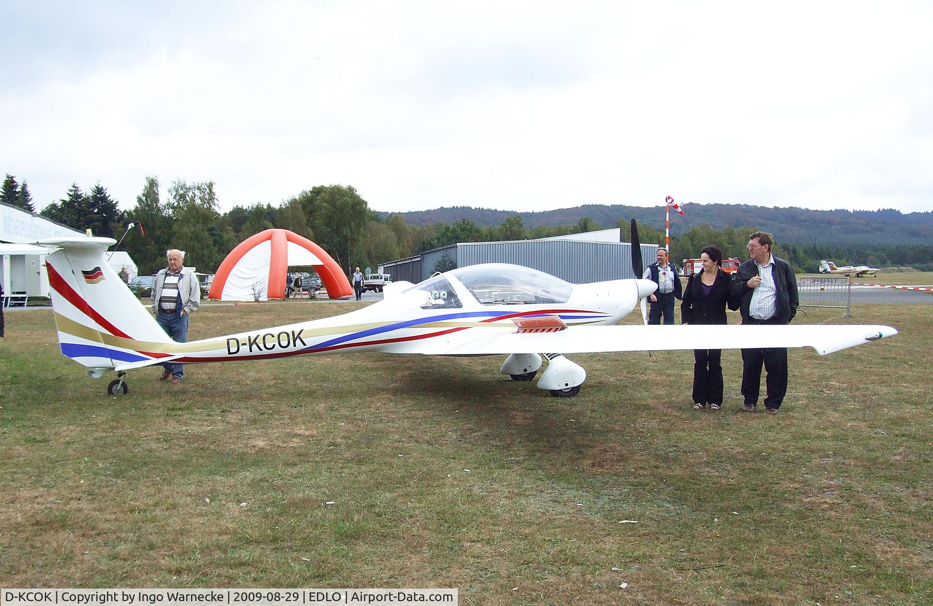 D-KCOK, Hoffmann H-36 Dimona C/N 3623, Hoffmann H-36 Dimona at the 2009 OUV-Meeting at Oerlinghausen airfield