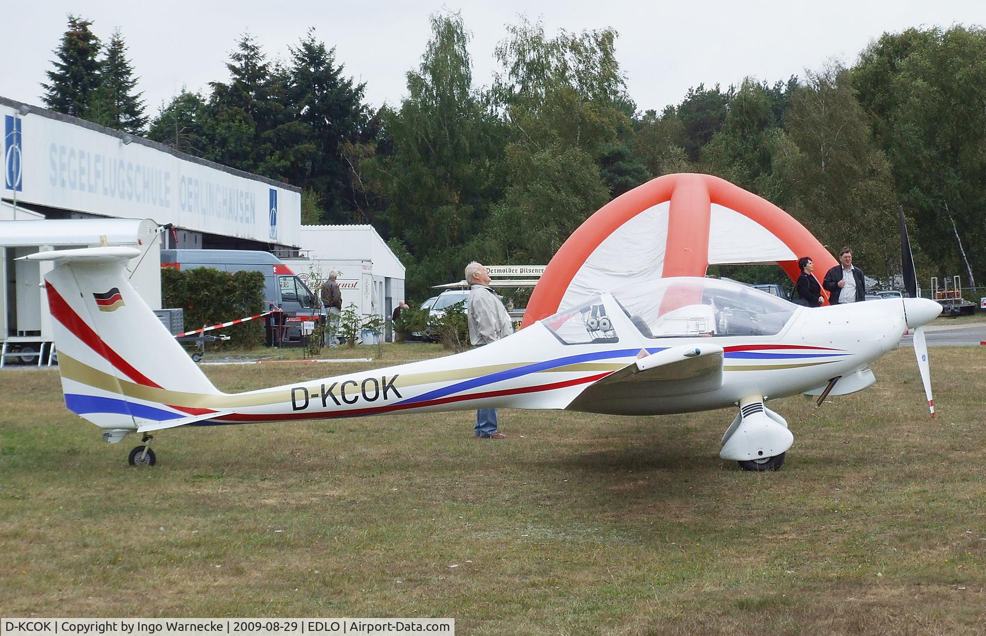 D-KCOK, Hoffmann H-36 Dimona C/N 3623, Hoffmann H-36 Dimona at the 2009 OUV-Meeting at Oerlinghausen airfield