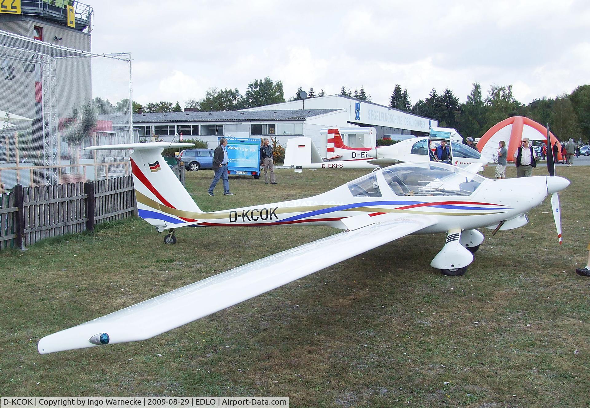 D-KCOK, Hoffmann H-36 Dimona C/N 3623, Hoffmann H-36 Dimona at the 2009 OUV-Meeting at Oerlinghausen airfield