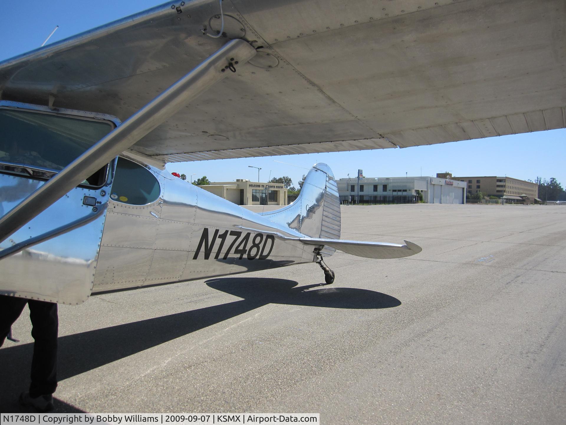 N1748D, 1951 Cessna 170A C/N 20191, Lunch trip from CMA-SMX