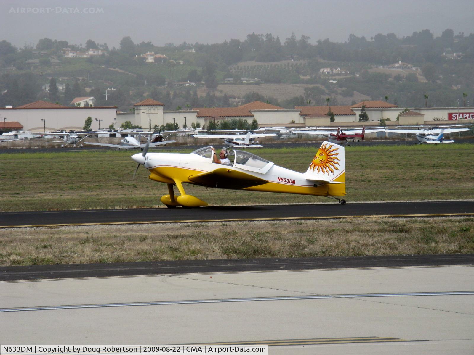 N633DM, 2005 Vans RV-6 C/N 60488, 2005 Miller VAN's RV-6, Lycoming O-360-A1A 180 Hp, taxi