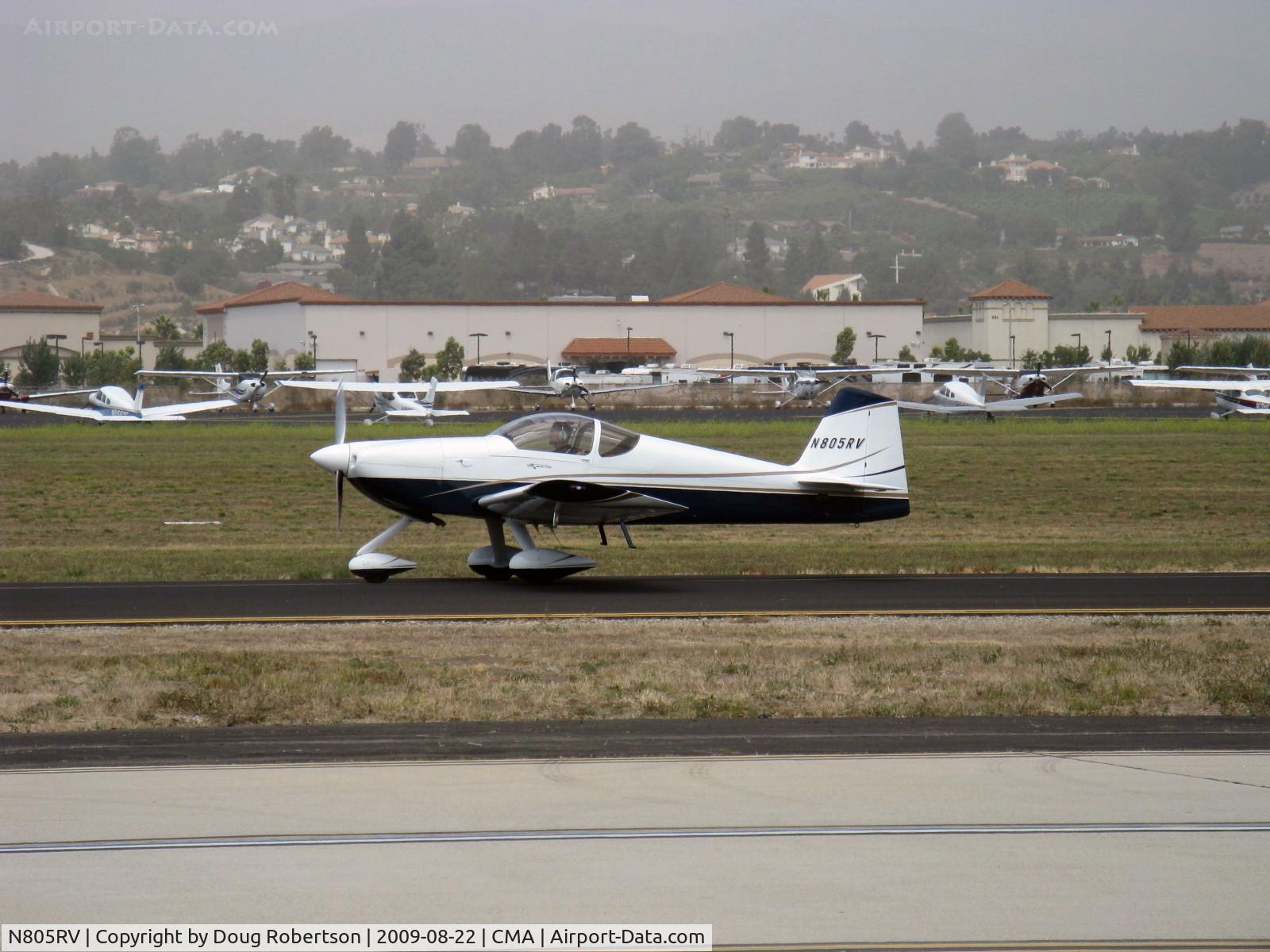 N805RV, 2007 Vans RV-6A C/N 25686, 2007 Dierenfield VAN's RV-6A, Lycoming  Aero Sport IO-390-X 210 Hp, taxi