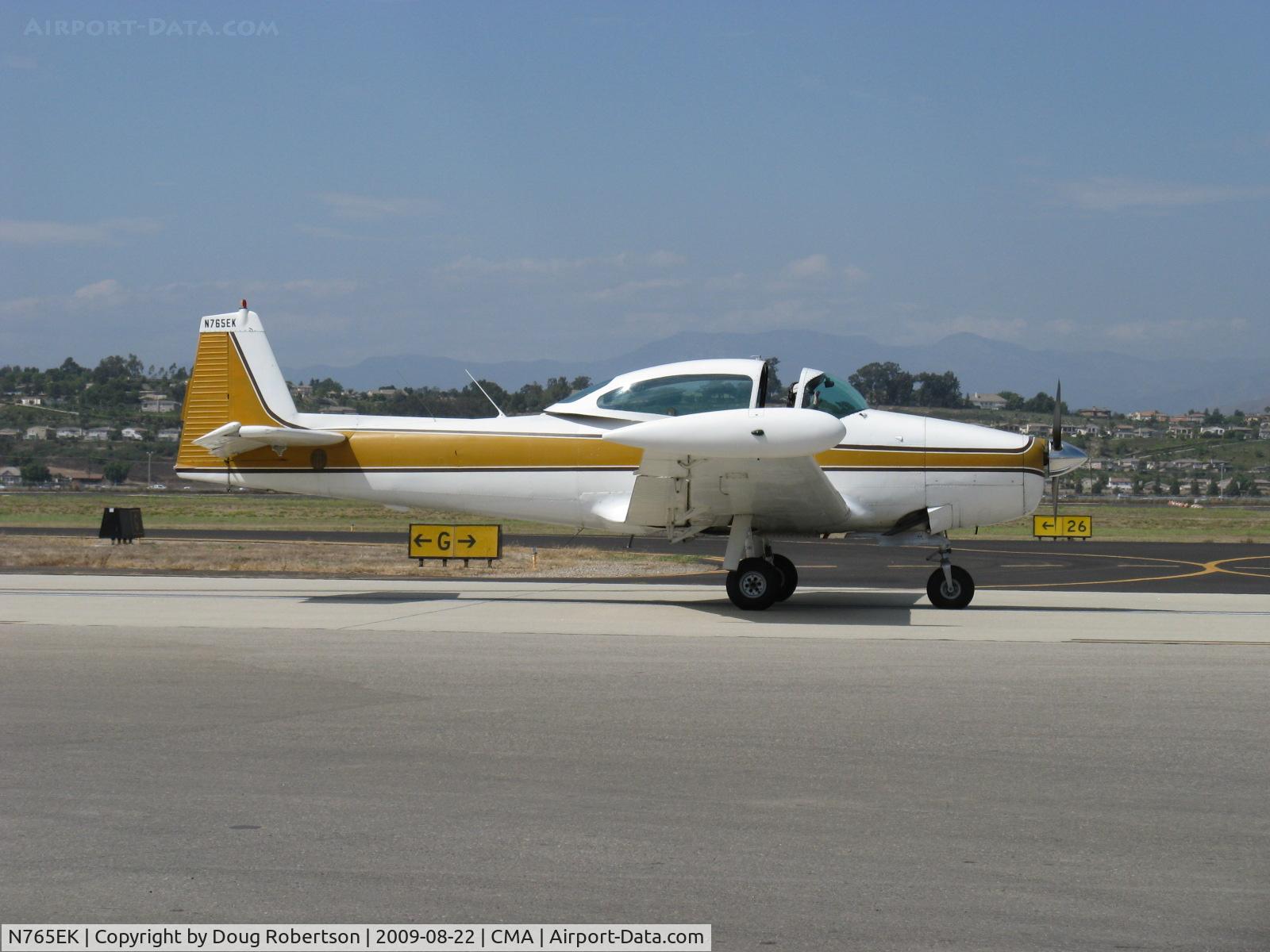 N765EK, 1947 North American Navion (NA-145) C/N NAV-4-1013, 1947 North American NAVION, Continental E225, many mods, taxi