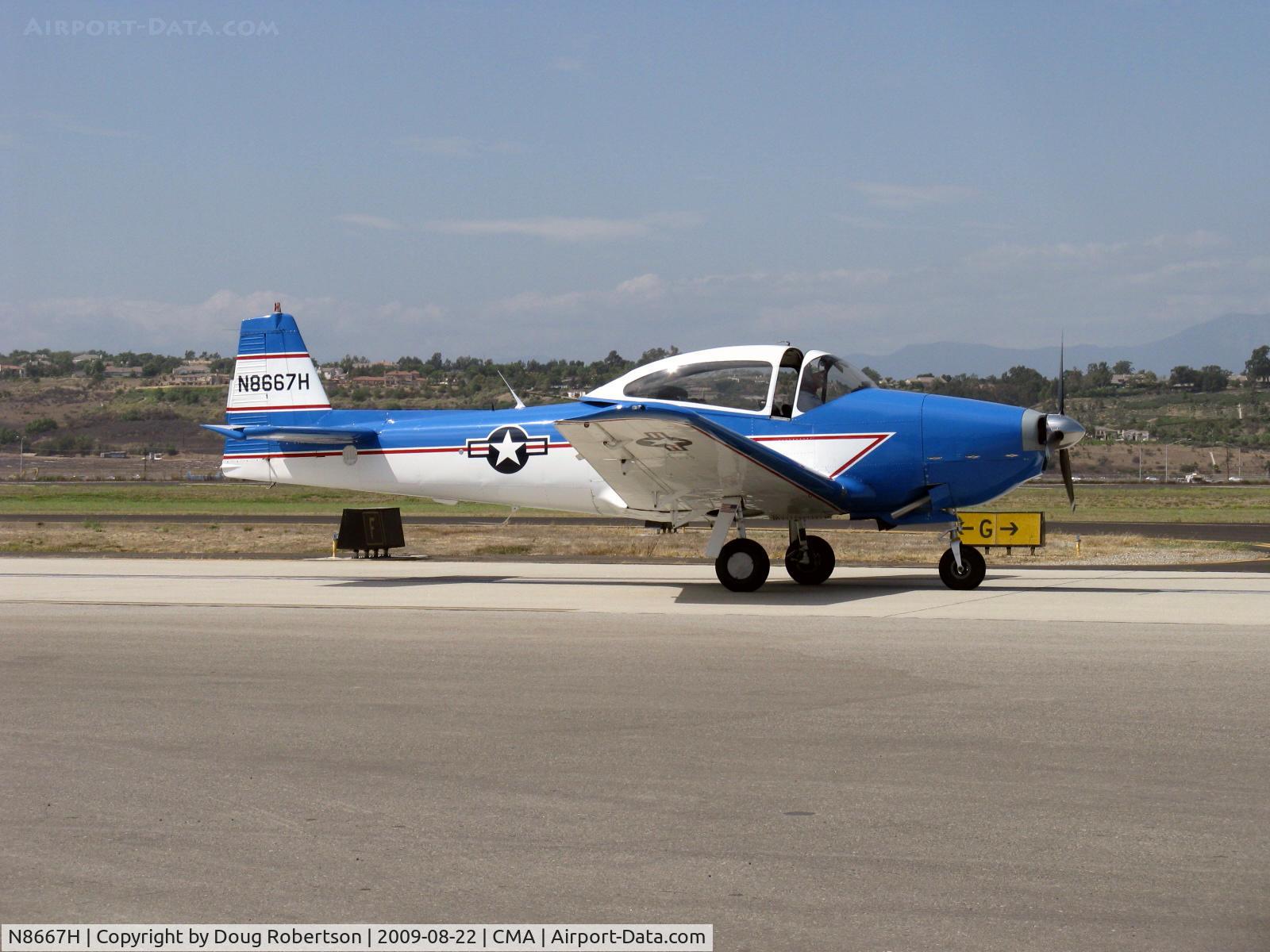 N8667H, 1947 North American Navion C/N NAV-4-667, 1947 North American NAVION, 285 Hp Continental conversion, taxi