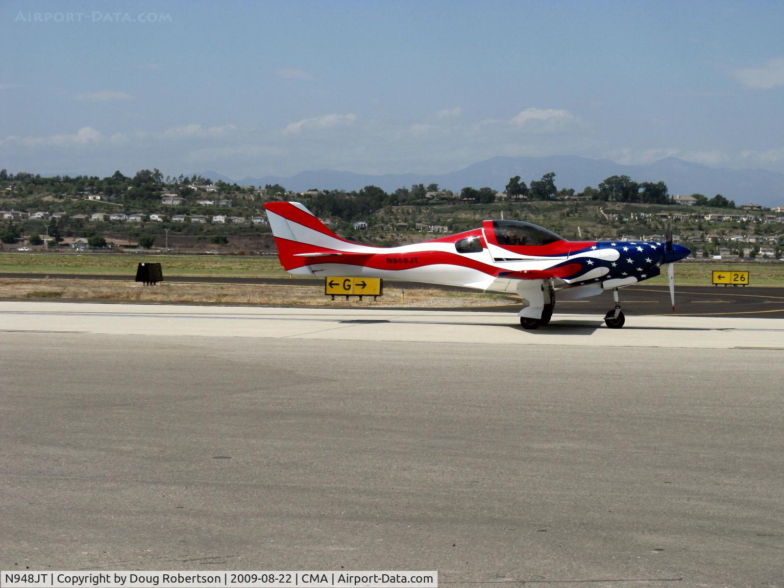 N948JT, 2000 Lancair 360 C/N 001 (N948GT), 2000 Thompson LANCAIR T360, Lycoming IO-360, taxi