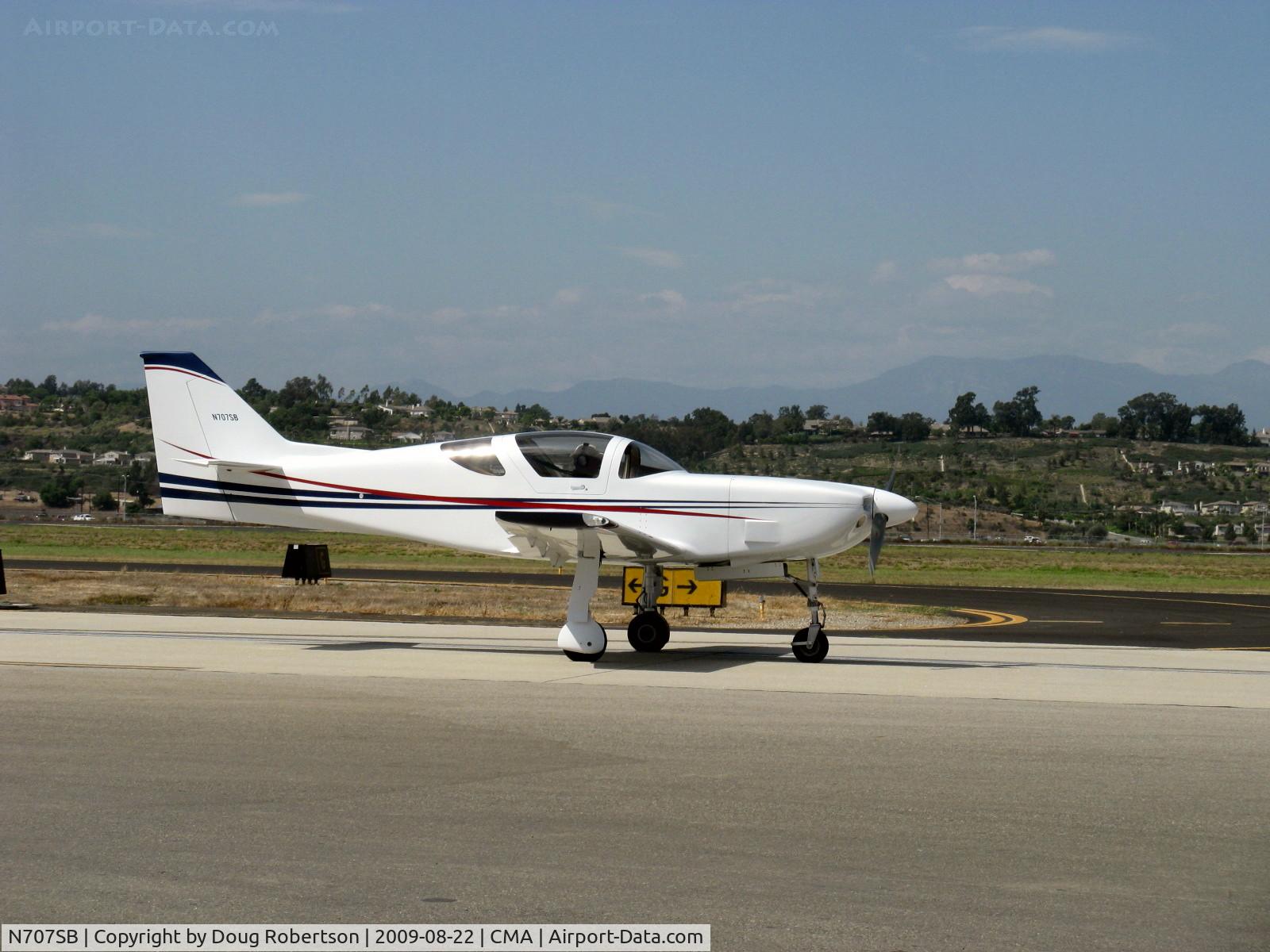 N707SB, Stoddard-Hamilton Glasair II C/N 3237, Tabor GLASAIR II, taxi