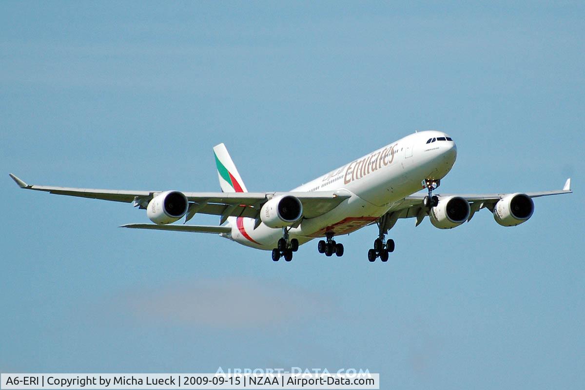 A6-ERI, 2005 Airbus A340-541 C/N 685, At Auckland