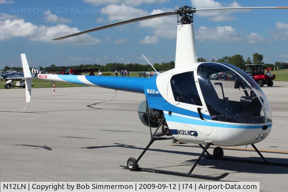 N12LN, 2005 Robinson R22 HP C/N 01, MERFI fly-in, Urbana, Ohio