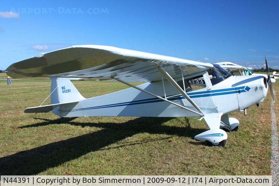 N44391, 1946 Taylorcraft BC12-D1 C/N 10191, MERFI fly-in, Urbana, Ohio