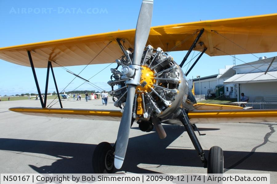 N50167, 1941 Boeing A75N1(PT17) C/N 75-1128, MERFI fly-in, Urbana, Ohio