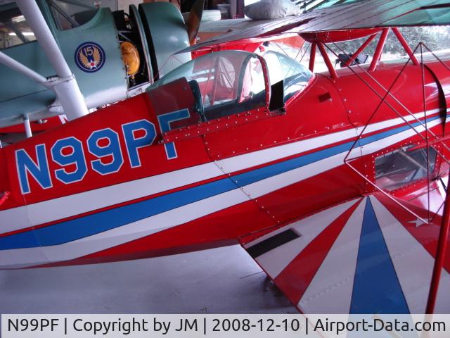 N99PF, 1973 Aerotek Pitts S-1S Special C/N 1-0006, close up of cockpit