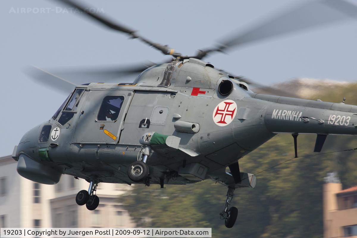 19203, 1993 Westland Super Lynx Mk.95 C/N 375, Red Bull Air Race Porto 2009 - Portugal Navy - Westland WG-13 Lynx Mk95