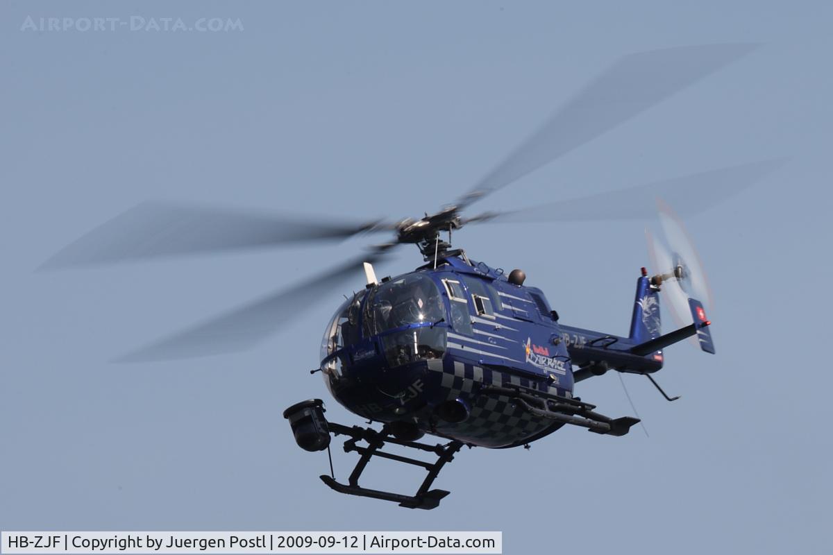 HB-ZJF, 1971 MBB Bo-105CBS-4 C/N S-13, Red Bull Air Race Porto 2009 - Messerschmitt BO105 S