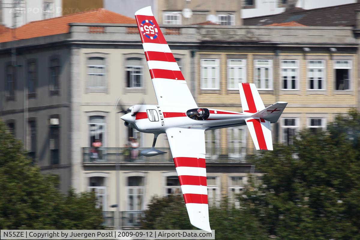 N55ZE, 2007 Zivko Edge 540 C/N 0040A, Red Bull Air Race Porto 2009 - Paul Bonhomme