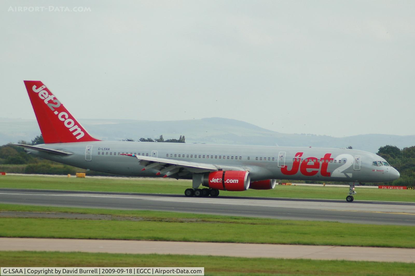 G-LSAA, 1988 Boeing 757-236 C/N 24122, Jet2.com - Boeing 757-236 - Landing