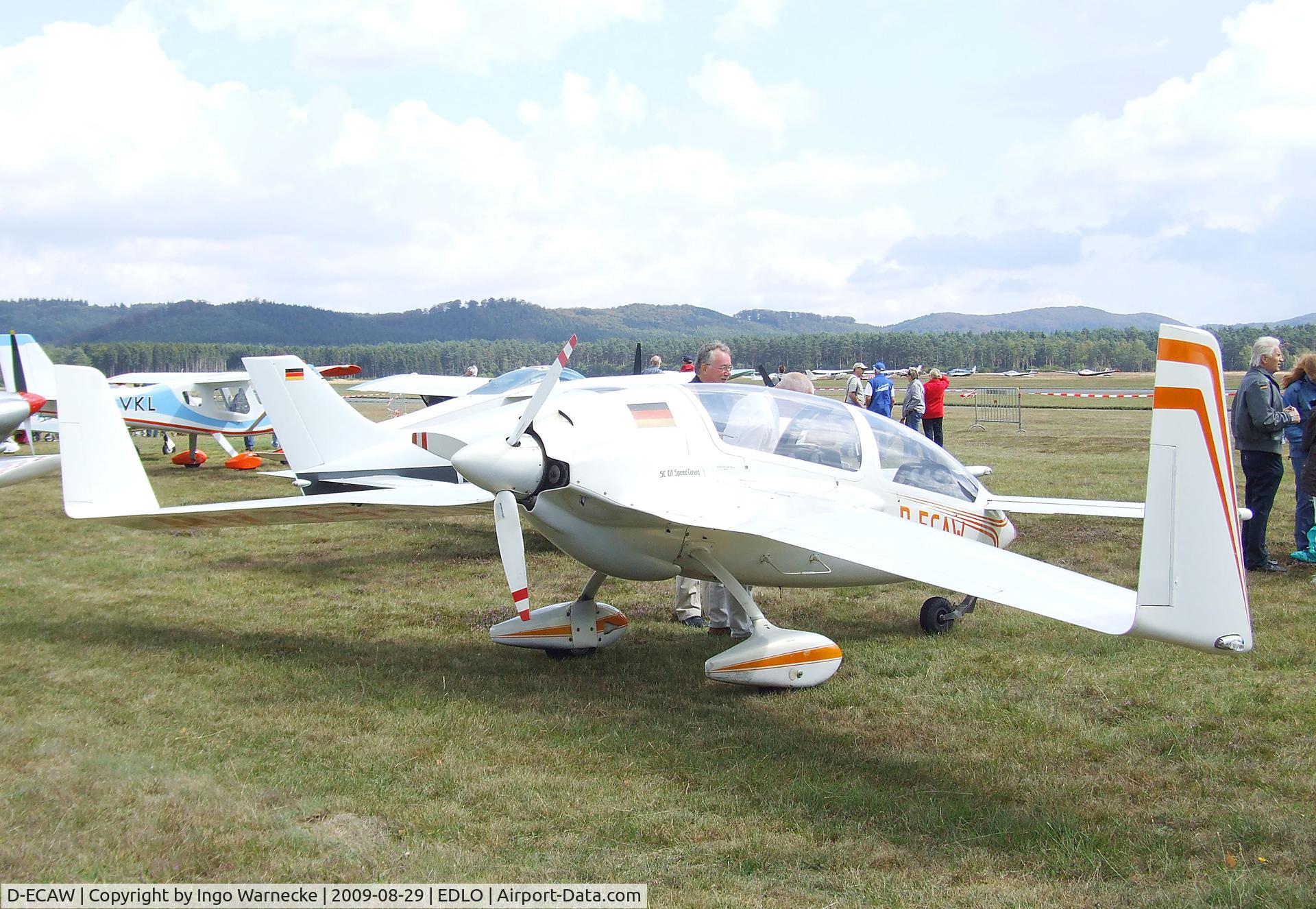 D-ECAW, Gyroflug SC-01 Speed Canard C/N S-5, Gyroflug SC-01 Speed Canard at the 2009 OUV-Meeting at Oerlinghausen airfield