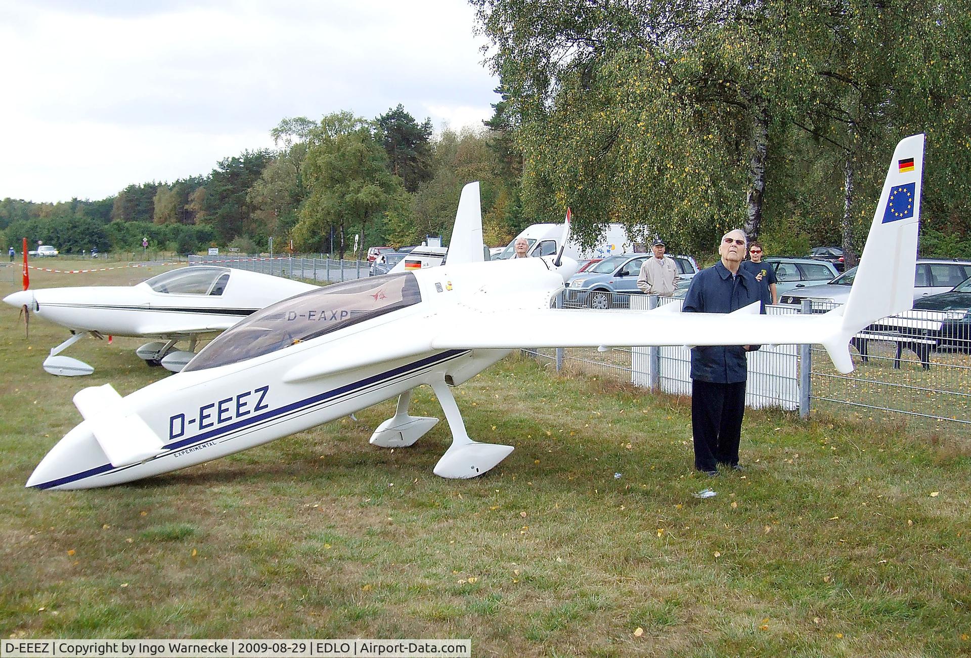 D-EEEZ, Rutan VariEze C/N A-0329, Rutan (Krauss) VariEze at the 2009 OUV-Meeting at Oerlinghausen airfield