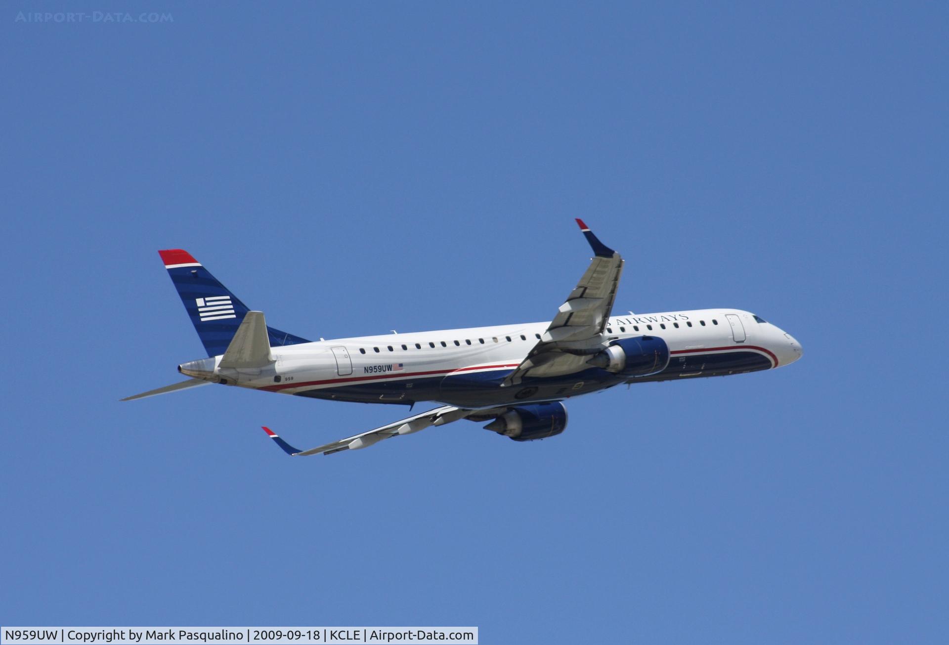 N959UW, 2008 Embraer 190AR (ERJ-190-100IGW) C/N 19000166, ERJ 190-100 IGW