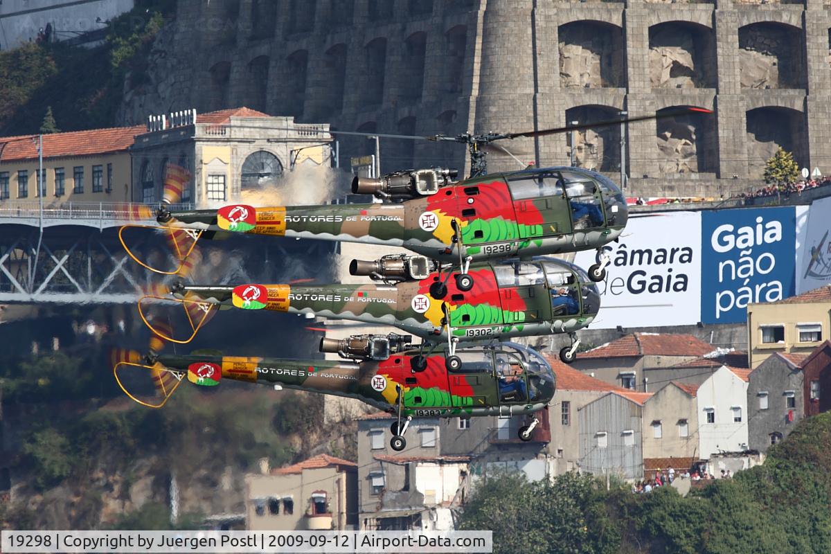 19298, Sud SE-3160 Alouette III C/N 1556, Red Bull Air Race Porto 2009 - Portugal Air Force - Sud SE-3160 Alouette III