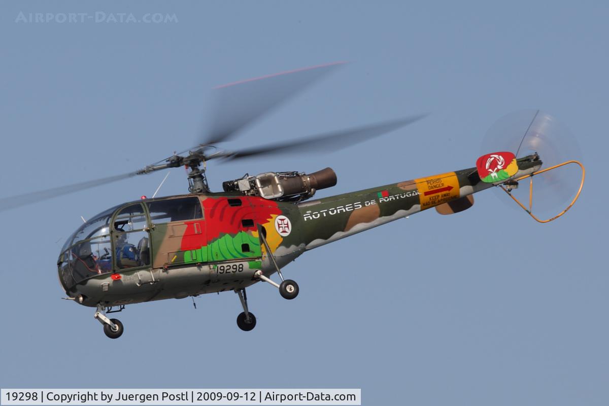 19298, Sud SE-3160 Alouette III C/N 1556, Red Bull Air Race Porto 2009 - Portugal Air Force - Sud SE-3160 Alouette III