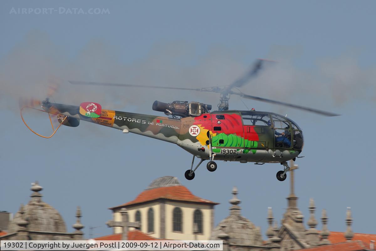 19302, Sud SE-3160 Alouette III C/N 1573, Red Bull Air Race Porto 2009 - Portugal Air Force - Sud SE-3160 Alouette III