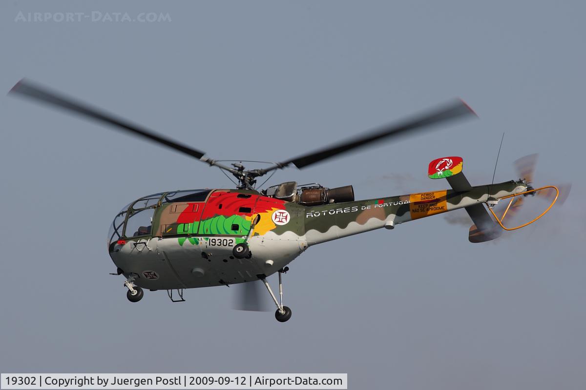 19302, Sud SE-3160 Alouette III C/N 1573, Red Bull Air Race Porto 2009 - Portugal Air Force - Sud SE-3160 Alouette III