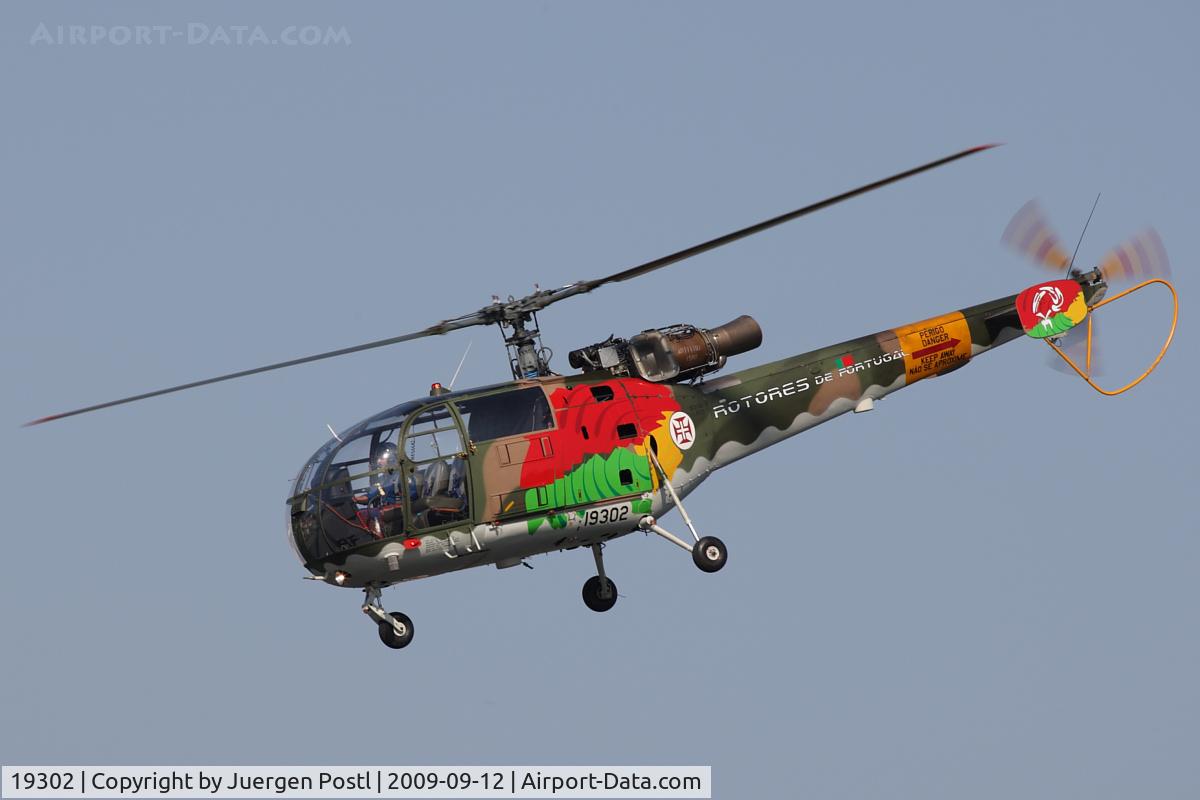 19302, Sud SE-3160 Alouette III C/N 1573, Red Bull Air Race Porto 2009 - Portugal Air Force - Sud SE-3160 Alouette III
