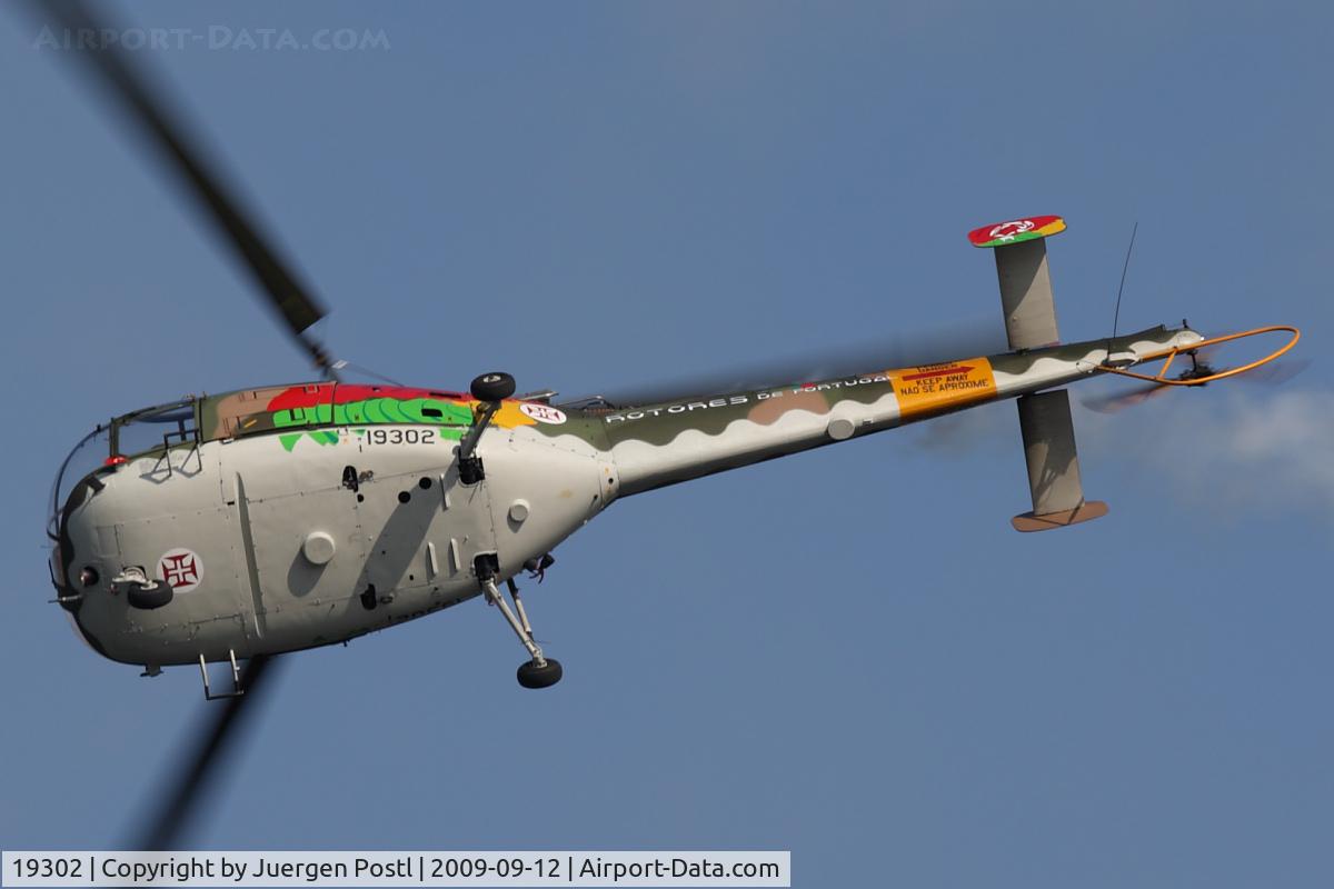 19302, Sud SE-3160 Alouette III C/N 1573, Red Bull Air Race Porto 2009 - Portugal Air Force - Sud SE-3160 Alouette III
