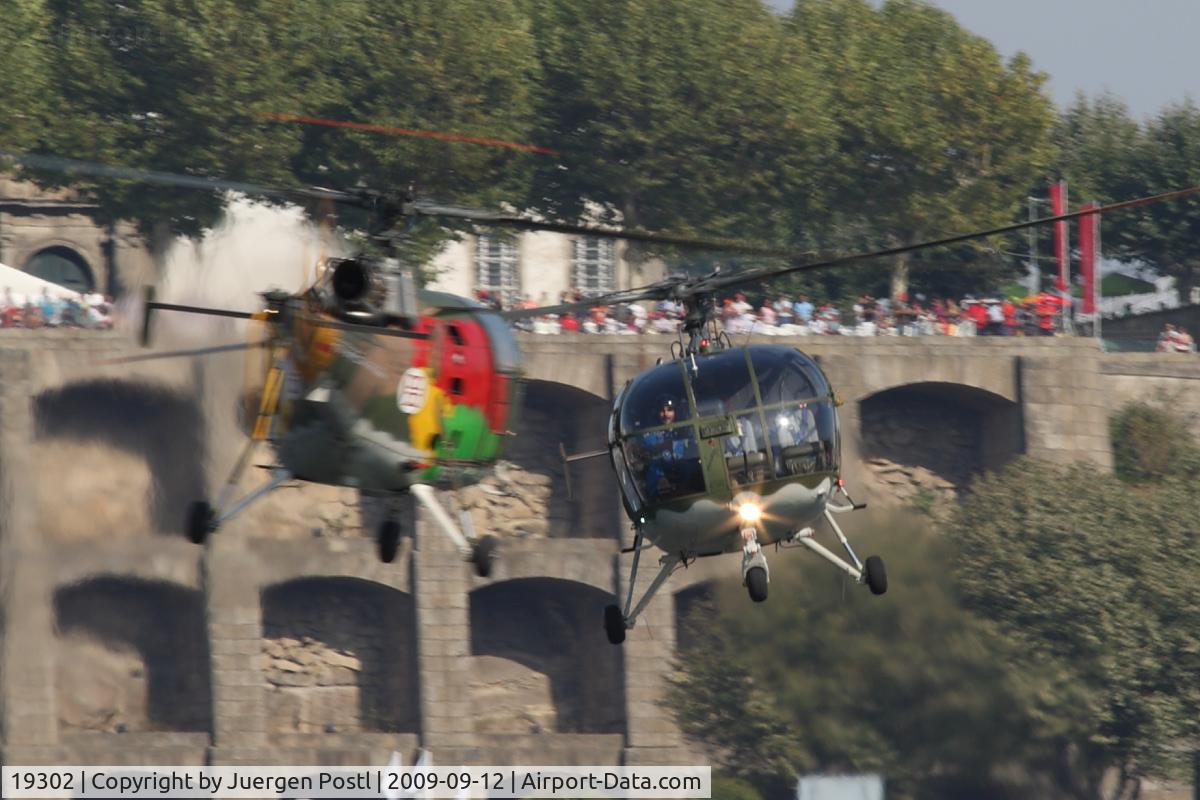 19302, Sud SE-3160 Alouette III C/N 1573, Red Bull Air Race Porto 2009 - Portugal Air Force - Sud SE-3160 Alouette III