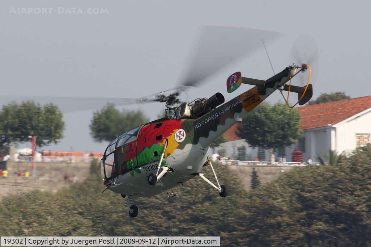 19302, Sud SE-3160 Alouette III C/N 1573, Red Bull Air Race Porto 2009 - Portugal Air Force - Sud SE-3160 Alouette III
