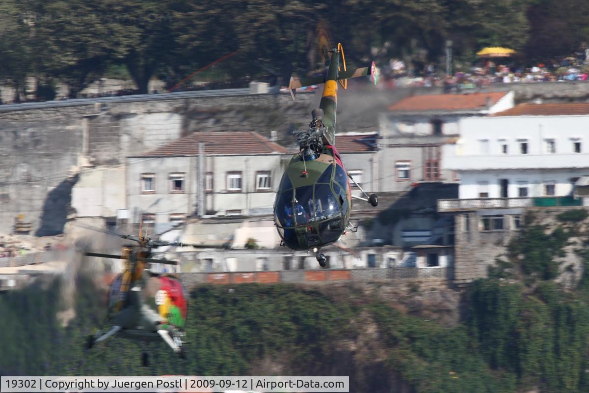 19302, Sud SE-3160 Alouette III C/N 1573, Red Bull Air Race Porto 2009 - Portugal Air Force - Sud SE-3160 Alouette III