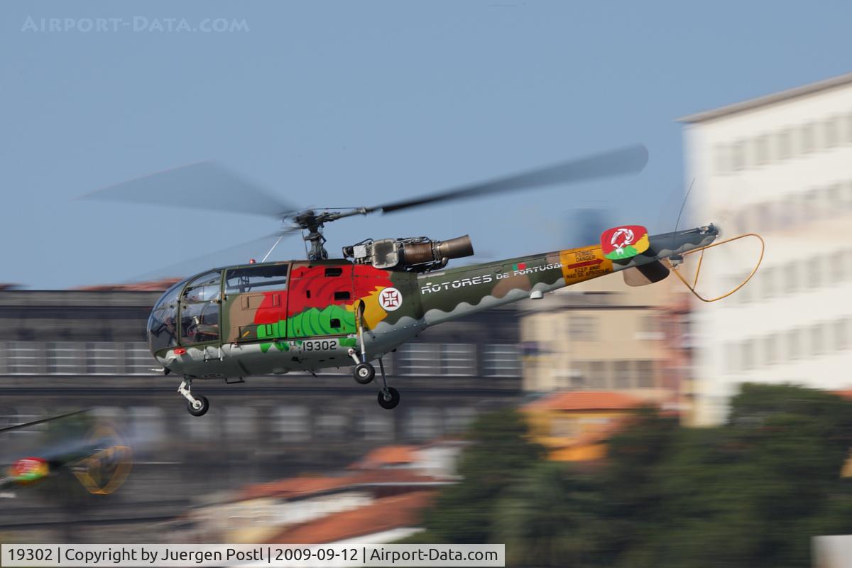 19302, Sud SE-3160 Alouette III C/N 1573, Red Bull Air Race Porto 2009 - Portugal Air Force - Sud SE-3160 Alouette III