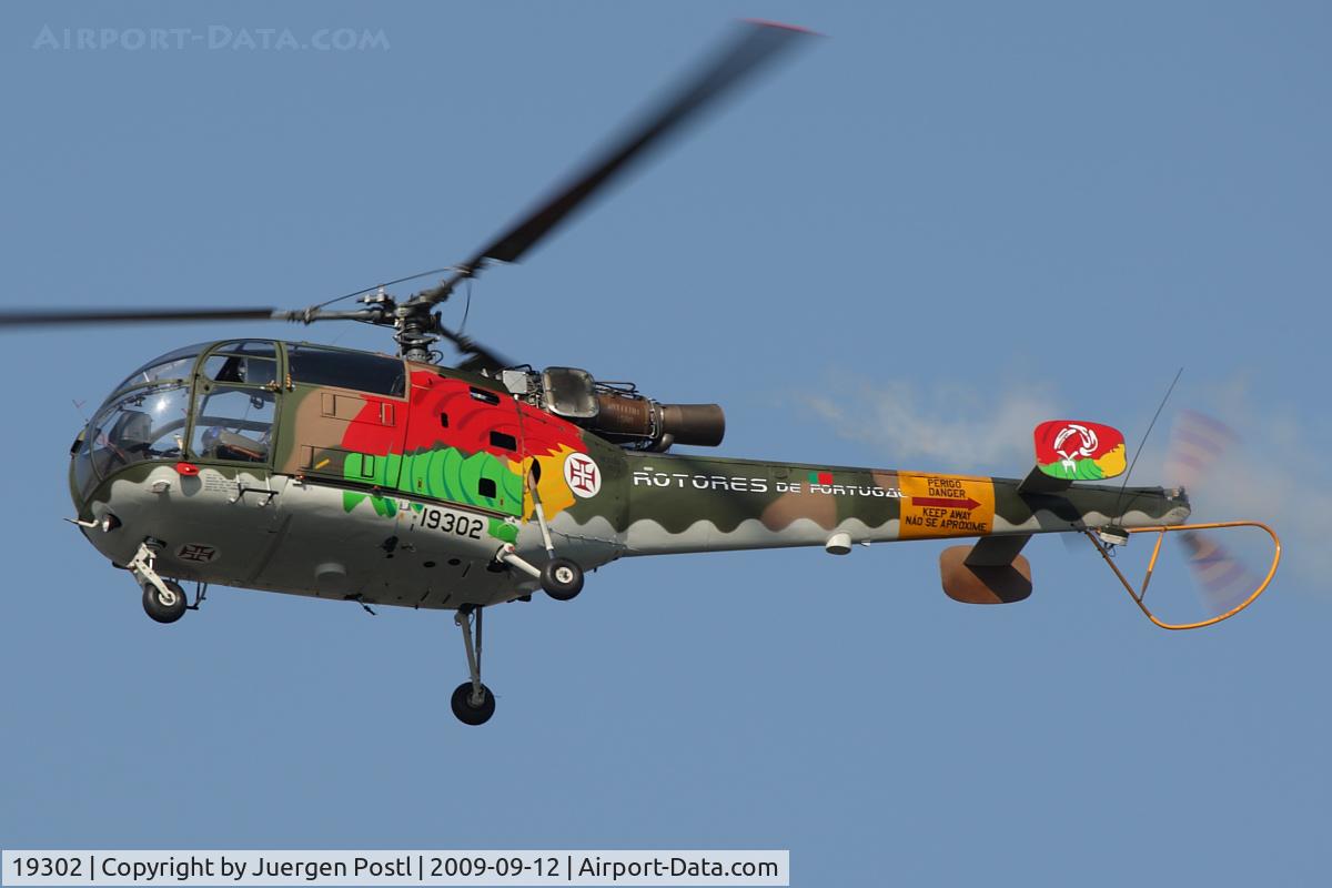 19302, Sud SE-3160 Alouette III C/N 1573, Red Bull Air Race Porto 2009 - Portugal Air Force - Sud SE-3160 Alouette III